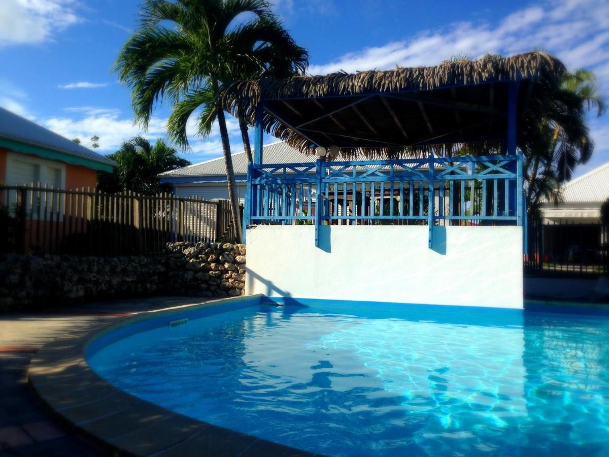 Bungalow La Papaye Bleue Residence Acces Piscine & Plage Saint-Francois  Esterno foto