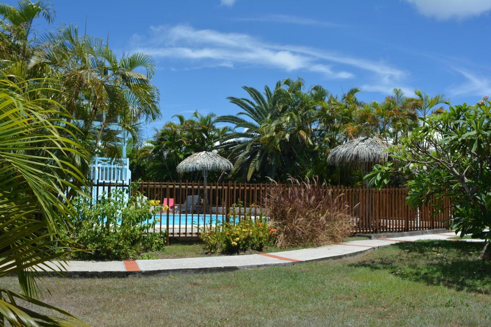 Bungalow La Papaye Bleue Residence Acces Piscine & Plage Saint-Francois  Esterno foto