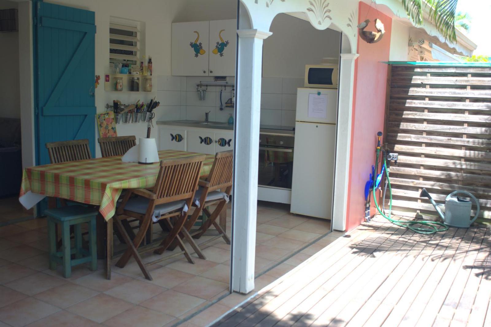 Bungalow La Papaye Bleue Residence Acces Piscine & Plage Saint-Francois  Esterno foto