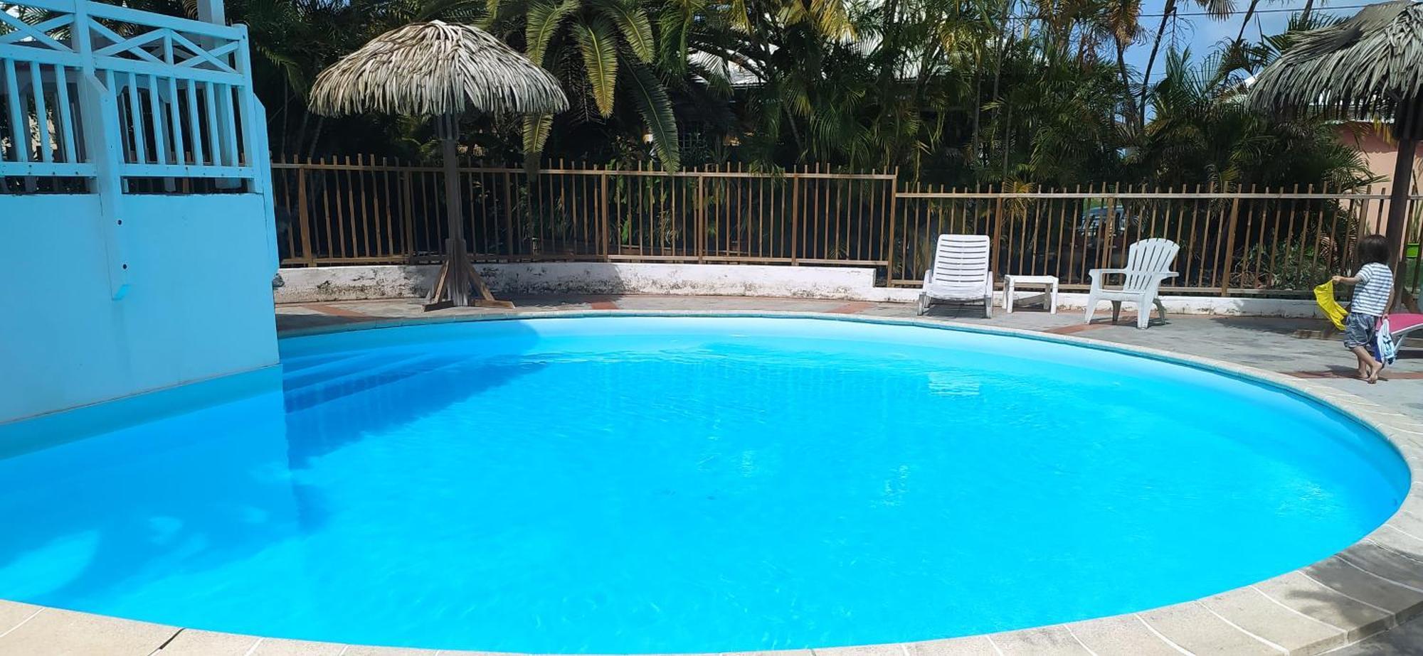 Bungalow La Papaye Bleue Residence Acces Piscine & Plage Saint-Francois  Esterno foto