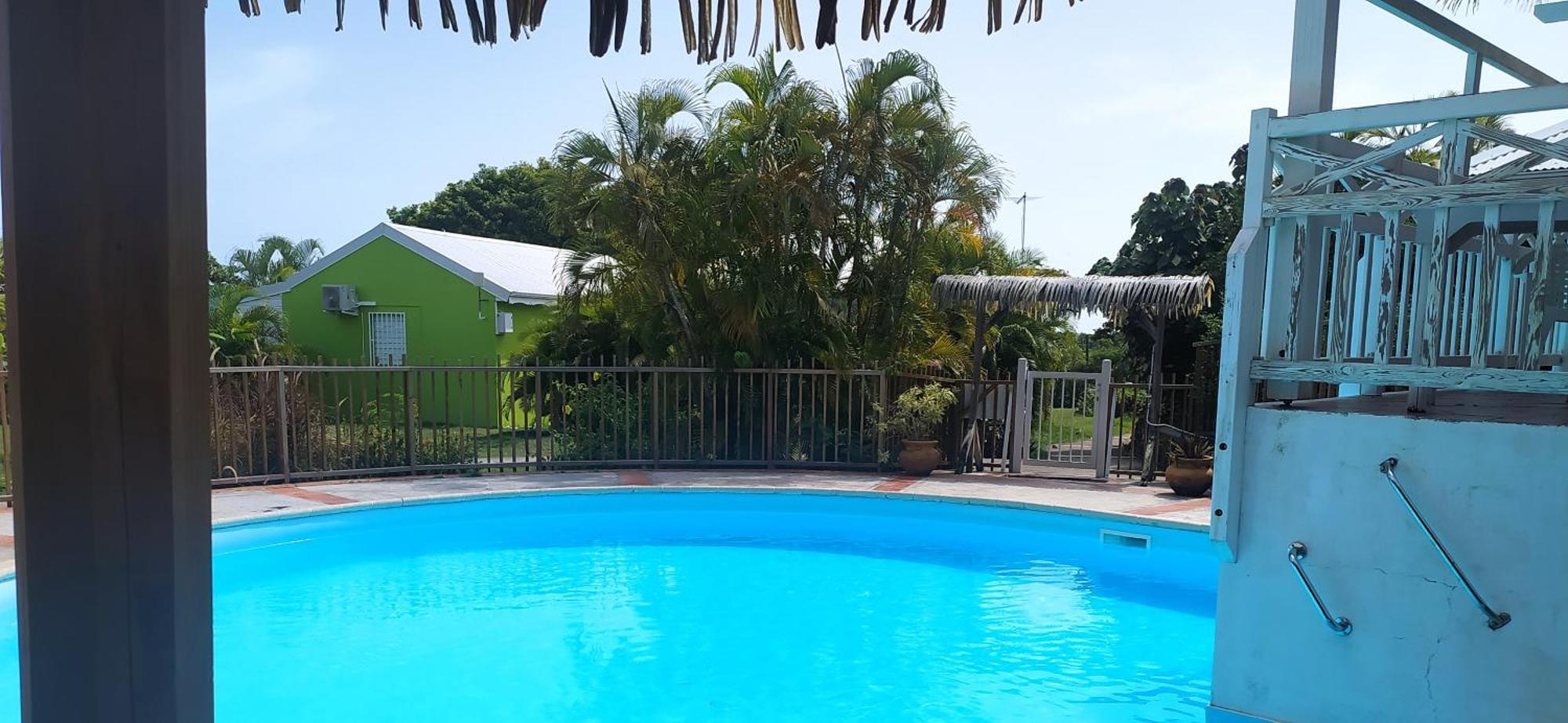 Bungalow La Papaye Bleue Residence Acces Piscine & Plage Saint-Francois  Esterno foto