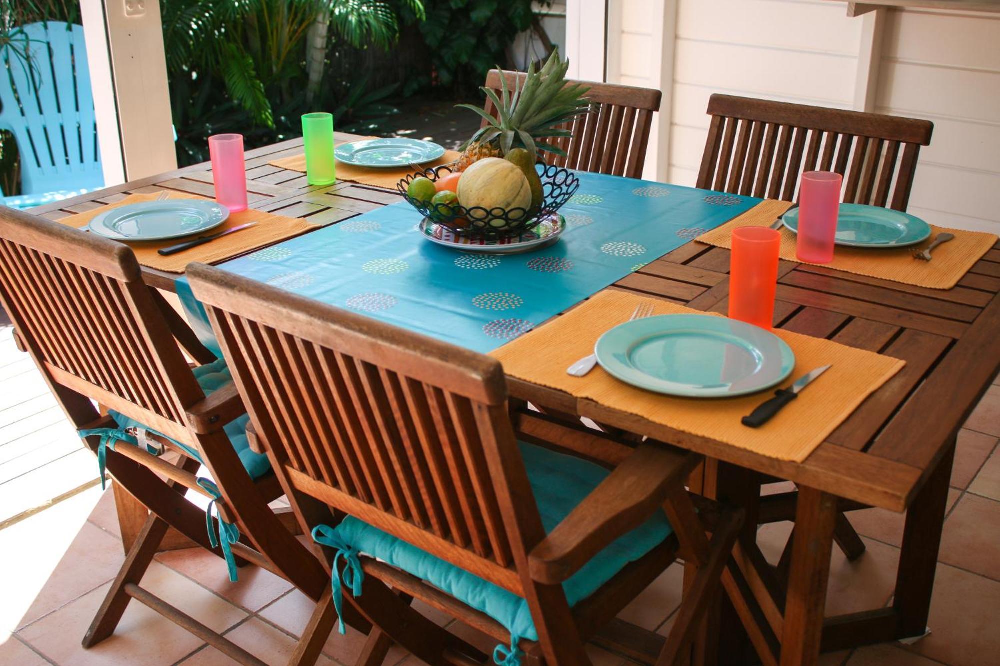 Bungalow La Papaye Bleue Residence Acces Piscine & Plage Saint-Francois  Esterno foto