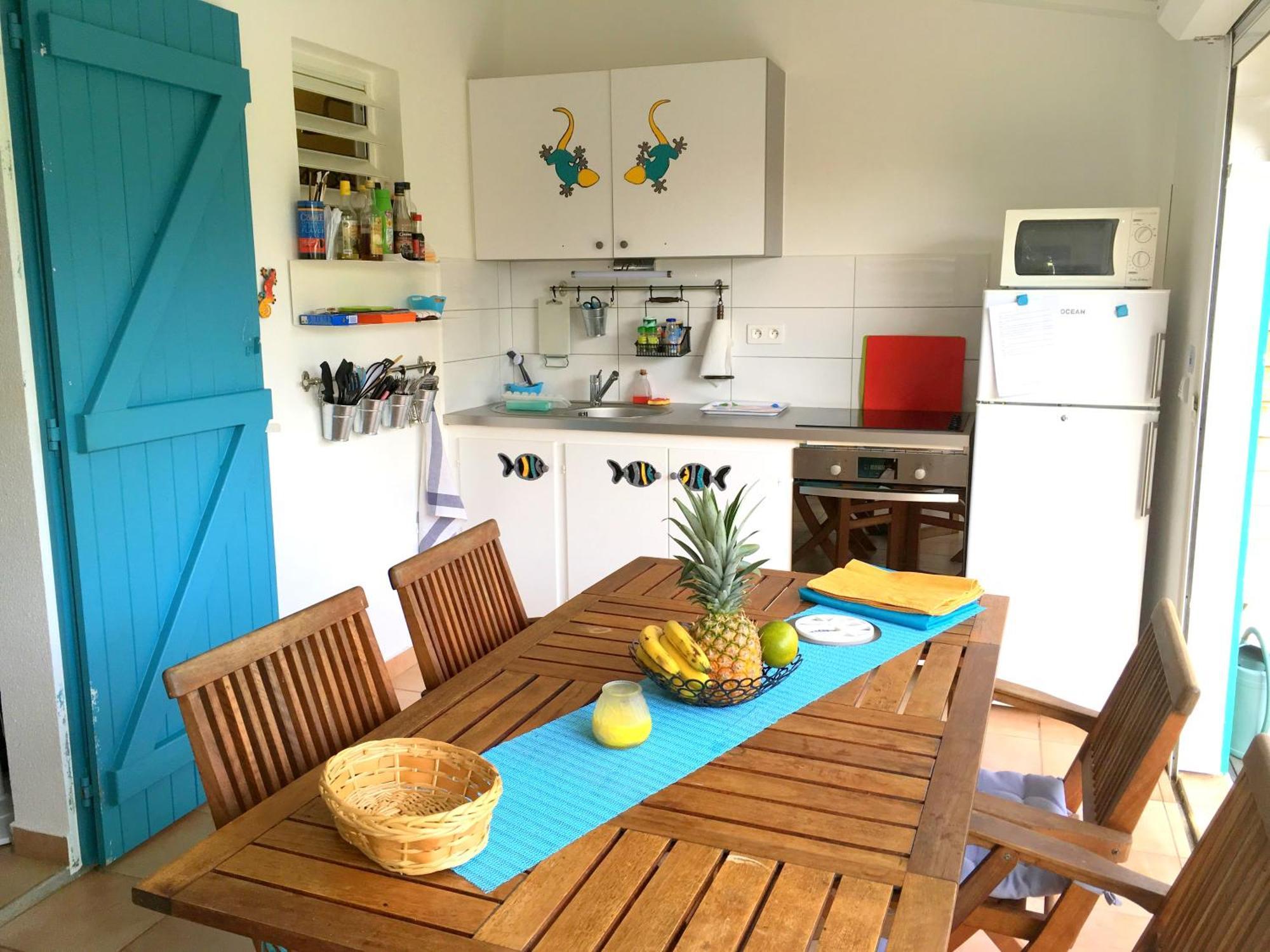 Bungalow La Papaye Bleue Residence Acces Piscine & Plage Saint-Francois  Esterno foto